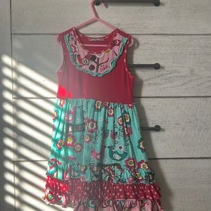 Jelly the Pug girls sleeveless dress